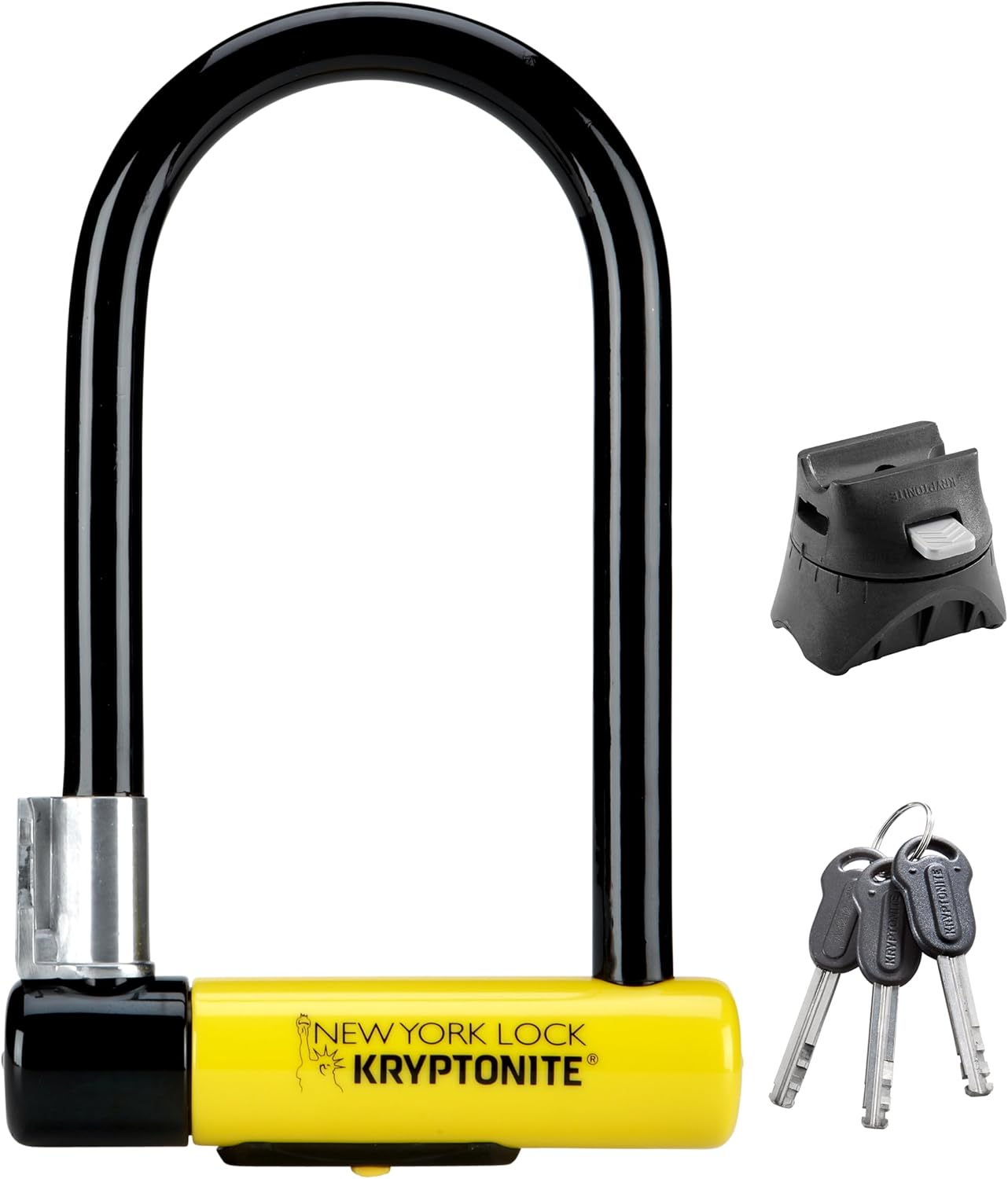 Kryptonite New York Standard Heavy Duty U-Lock, 16mm Anti-Theft Bike Lock |...