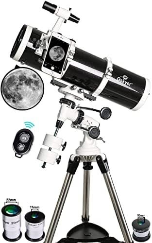Gskyer 130EQ reflector telescope on an equatorial mount
