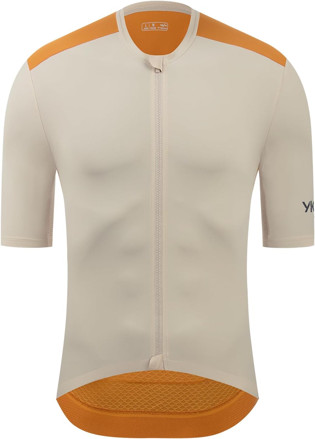 YKYWBIKE Cycling Jersey Men with Pockets Bike Jersey Short Sleeve Biking Shirts for Men Cycling Breathable MTB Biker Shirts