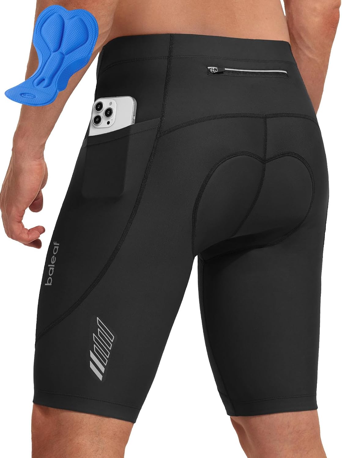 baleaf Men's 4D Padded Bike Shorts Cycling Bicycle Underwear